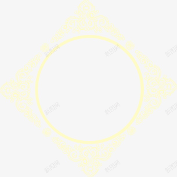 花纹边框png免抠素材_新图网 https://ixintu.com 传统花纹 古典花纹 装饰图案 边框底纹