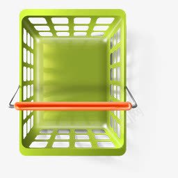 绿色的购物篮图标png_新图网 https://ixintu.com shopping 购物篮