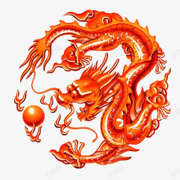 五爪金龙png免抠素材_新图网 https://ixintu.com 中国龙 五爪金龙 龙珠