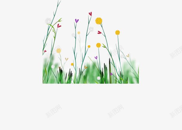 春天精美花丛花矢量图ai免抠素材_新图网 https://ixintu.com 春天 精美 花 花丛 矢量图