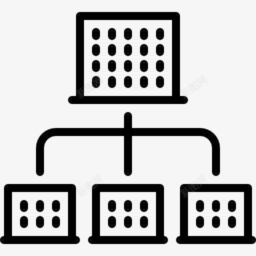 办公楼图标png_新图网 https://ixintu.com 建筑 建筑方案 连接处