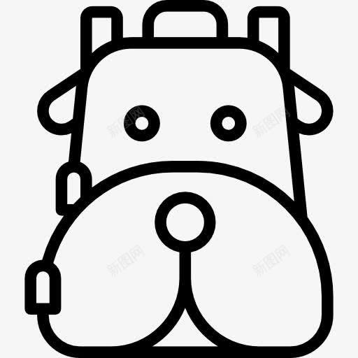 背标图标png_新图网 https://ixintu.com 狗 童年 背包