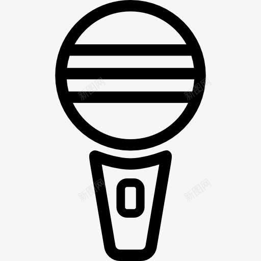 大的麦克风按钮图标png_新图网 https://ixintu.com 唱歌 录音机 技术 歌手 麦克风