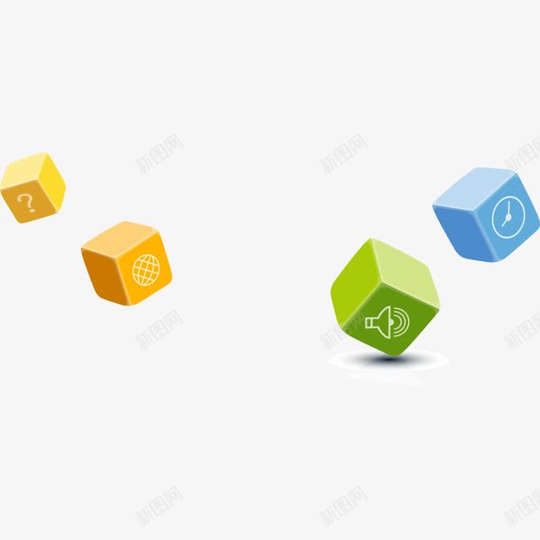 跳动的方格图形png免抠素材_新图网 https://ixintu.com 图形 方格 跳动 跳动的方格图形