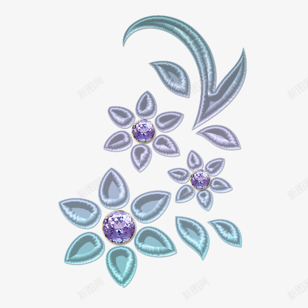 花纹png免抠素材_新图网 https://ixintu.com 花卉 花印 雕刻