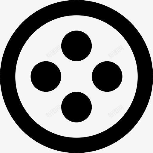 布扣图标png_新图网 https://ixintu.com 圆形 圆形孔 圈 按钮