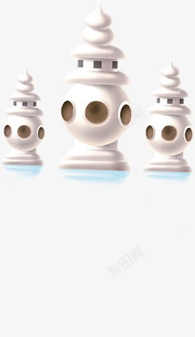 摄影手绘玩具建筑物png免抠素材_新图网 https://ixintu.com 建筑物 摄影 玩具