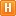 橙色的大写字母H图标png_新图网 https://ixintu.com H 字母