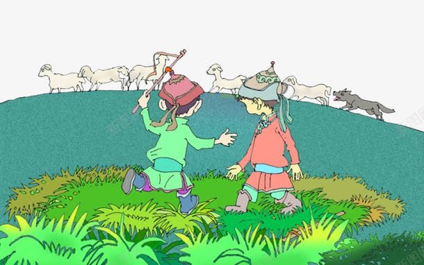 羊群蒙古草原png免抠素材_新图网 https://ixintu.com 羊群 草原 蒙古 蒙古草原