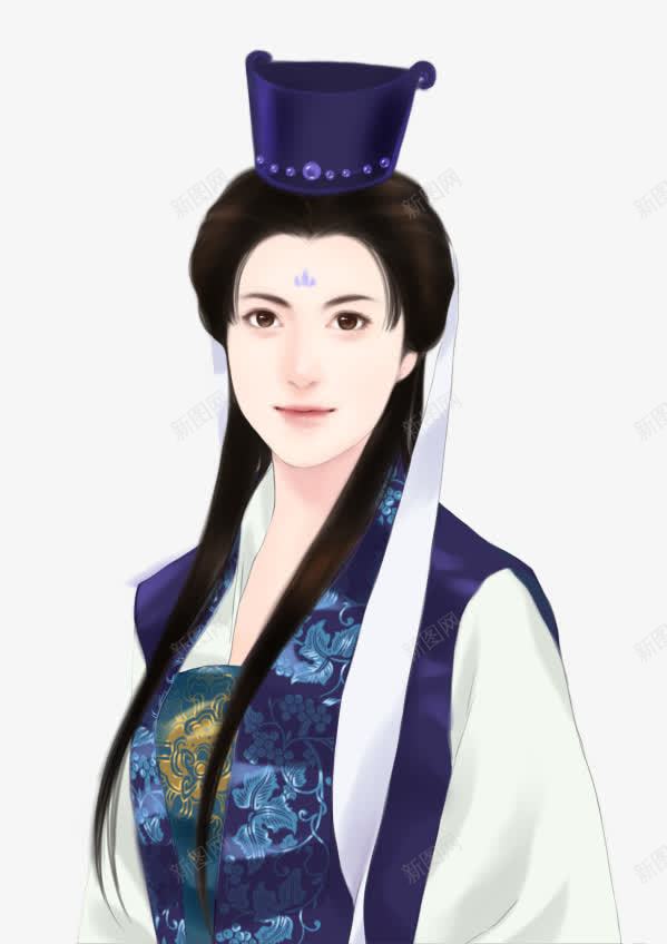 紫衣女子人物png免抠素材_新图网 https://ixintu.com 人物 女子 素材