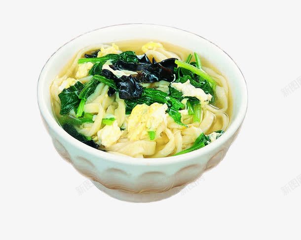 美味的手擀面片png免抠素材_新图网 https://ixintu.com 健康食品 手擀面 新鲜的 蔬菜叶 面条