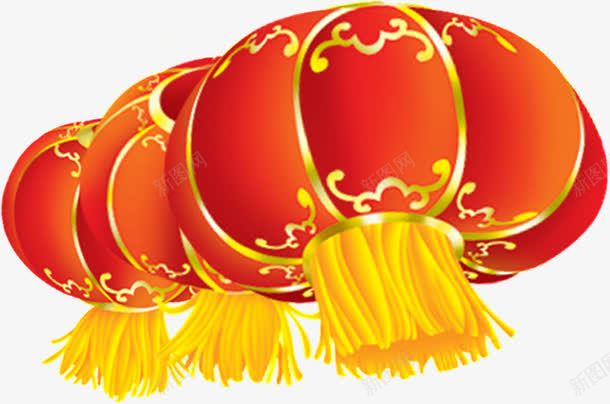 卡通喜庆红灯笼七夕png免抠素材_新图网 https://ixintu.com 七夕 卡通 喜庆 红灯笼