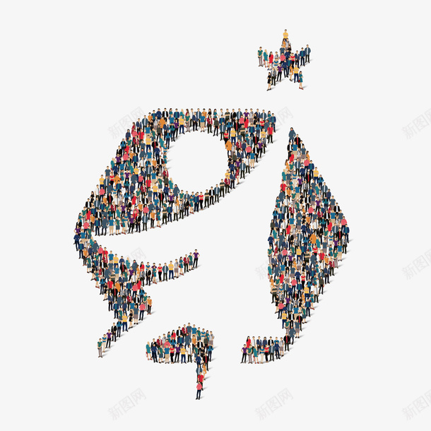 人组成的图形矢量图ai免抠素材_新图网 https://ixintu.com 人 人物 人物图形 矢量图