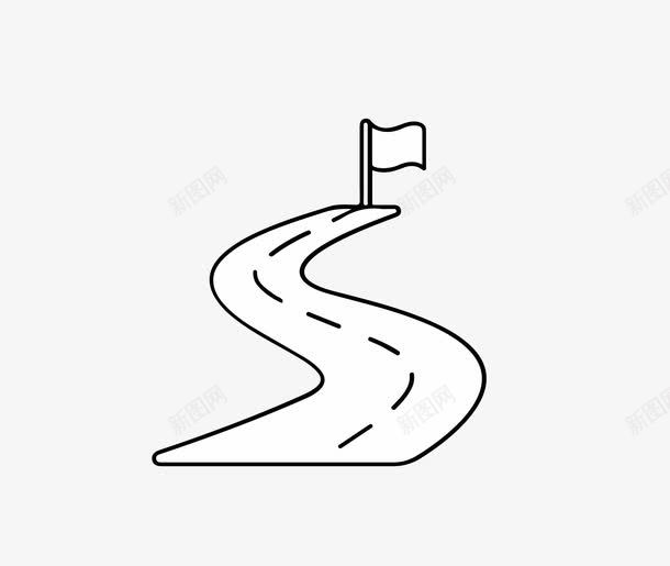 旗杆标关键点图标png_新图网 https://ixintu.com ai格式 icon nbs ppt 关键点 创意 图标 图案 地图 扁平设计 数据