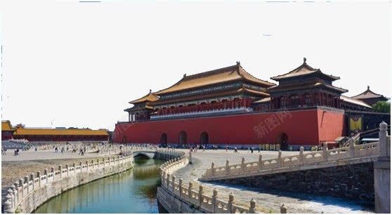 故宫护城河实物图png免抠素材_新图网 https://ixintu.com 古建筑 地标 实物图 景区 景点 皇宫 著名