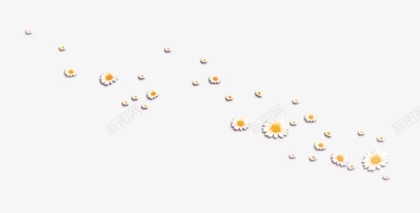 飘落的小黄花png免抠素材_新图网 https://ixintu.com 小黄花 花朵 花朵图片 花朵素材