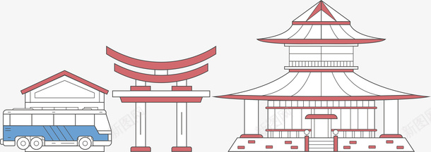 卡通创意古风城楼矢量图ai免抠素材_新图网 https://ixintu.com 中国风古风城楼 古风城楼 古风城楼剪影 嘉峪关古风城楼 手绘古风城楼 水墨古风城楼 游戏古风城楼 矢量图