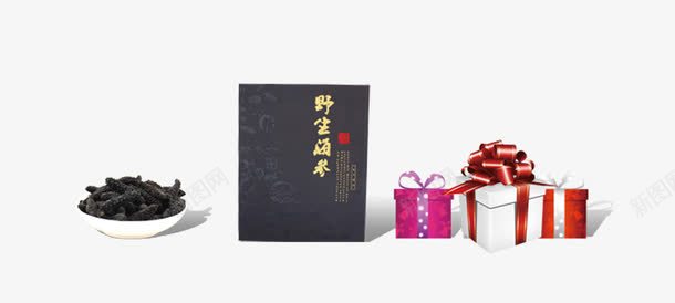 药材png免抠素材_新图网 https://ixintu.com 买药材送礼物 海参 礼物盒