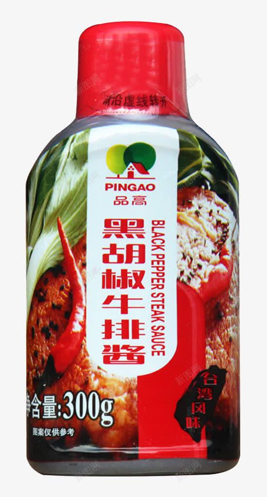 品高黑胡椒牛排酱png免抠素材_新图网 https://ixintu.com 品高 牛排酱 酱料汁 食物调料 黑椒汁 黑胡椒