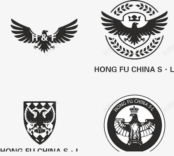 黑色图标宣传png_新图网 https://ixintu.com 动物 图形 老鹰 黑色