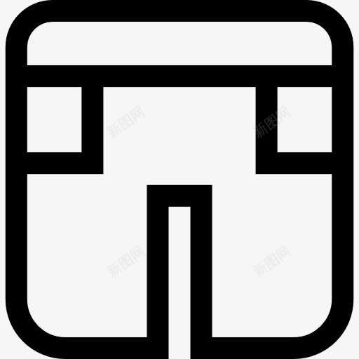短裤图标png_新图网 https://ixintu.com 时尚 服装 短的短裤 衣服 设备