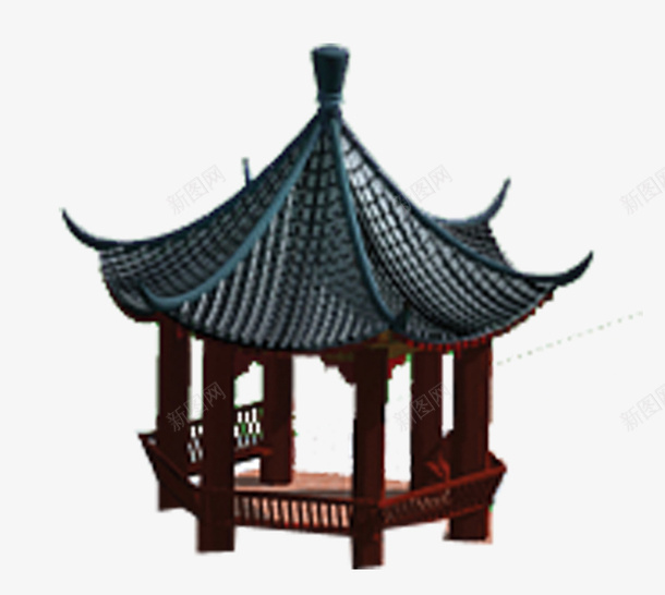 古建筑psd免抠素材_新图网 https://ixintu.com 古建筑 景观 老宅 雕梁画栋