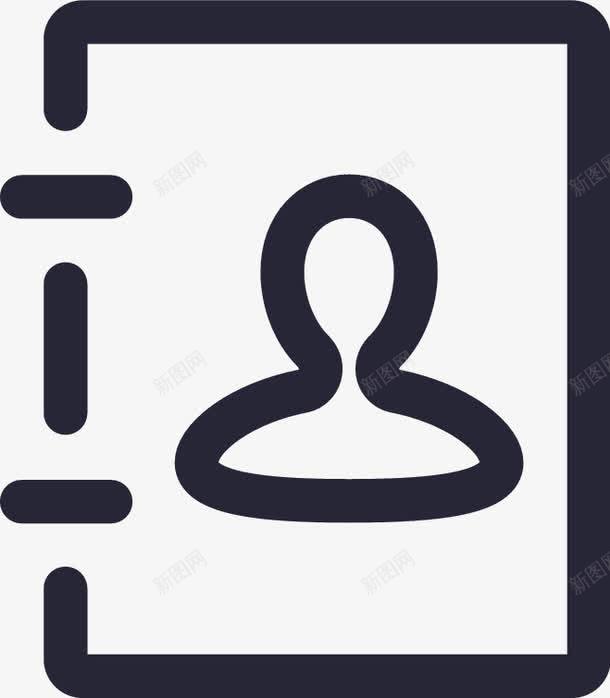 联系人管理图标png_新图网 https://ixintu.com 联系人管理