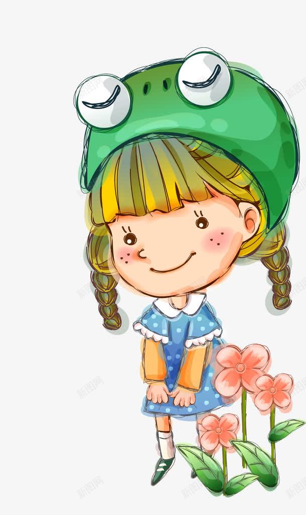 卡通png免抠素材_新图网 https://ixintu.com 卡通 可爱 女孩 黄头发