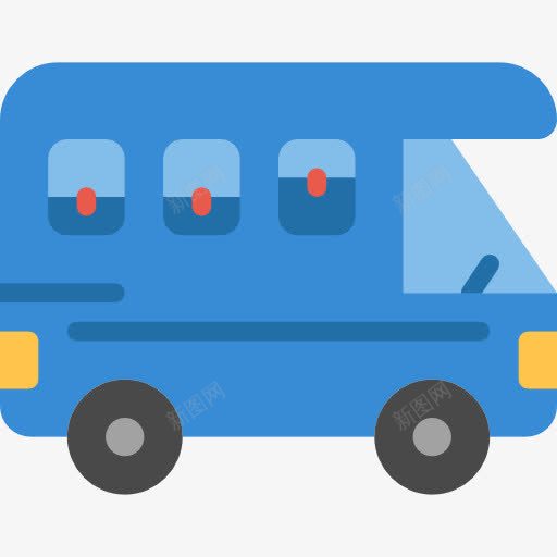 大篷车图标png_新图网 https://ixintu.com 夏天的假期 大篷车 拖车 运输 运输车辆 露营