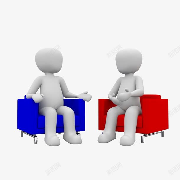 3D小人png免抠素材_新图网 https://ixintu.com 3D 3D小人 电子商务 白色小人