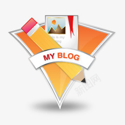我的博客图标png免抠素材_新图网 https://ixintu.com blog 博客