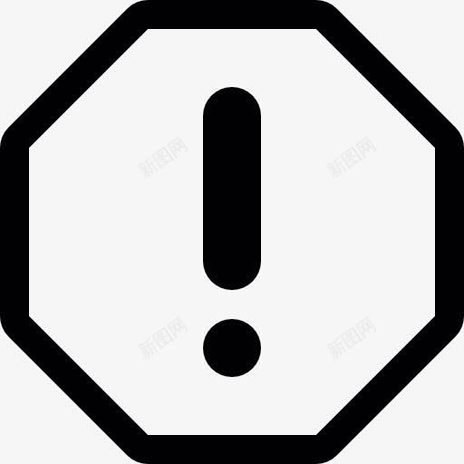 警告标志图标png_新图网 https://ixintu.com 危险迹象 大吃一惊 感叹号 警告标志 谨慎