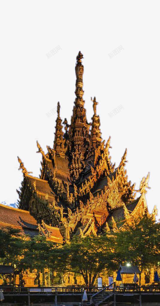 泰国尖顶佛教寺庙png免抠素材_新图网 https://ixintu.com 佛教寺庙 尖顶 建筑 旅游 泰国