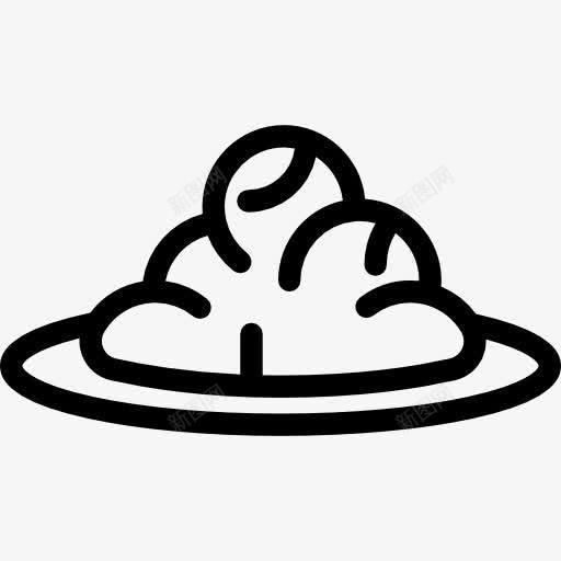 意大利面图标png_新图网 https://ixintu.com 意大利面 意大利食品 盘 碗 碟 面食 食品