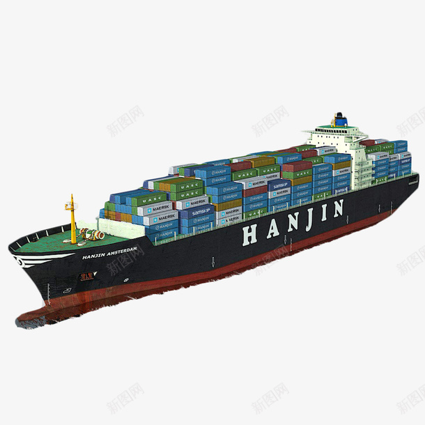 红黑色海运船png免抠素材_新图网 https://ixintu.com 海运船 红色 红黑色 红黑色海运船 船只 黑色