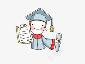 博士学位png免抠素材_新图网 https://ixintu.com 博士 卡通学习 学位证书