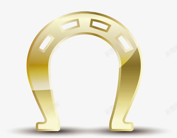 金色马蹄铁png免抠素材_新图网 https://ixintu.com 矢量素材 赌场 金色 马蹄 马蹄铁