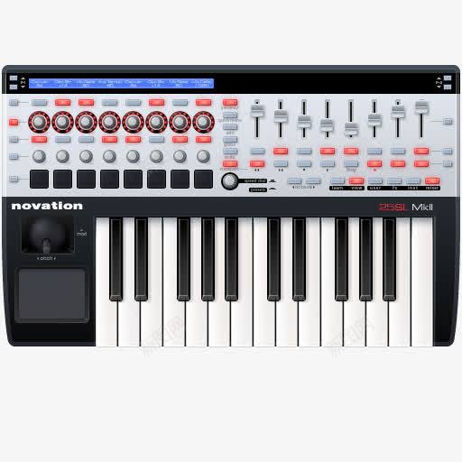混合机约务更替关键键盘gadgpng免抠素材_新图网 https://ixintu.com DJ Keyboard Mixer key mk2 novation sl25 关键 混合机 约务更替 键盘