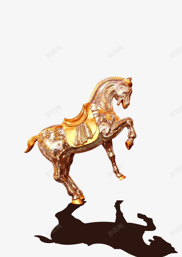 金马png免抠素材_新图网 https://ixintu.com 金色 金马 雕像 马匹