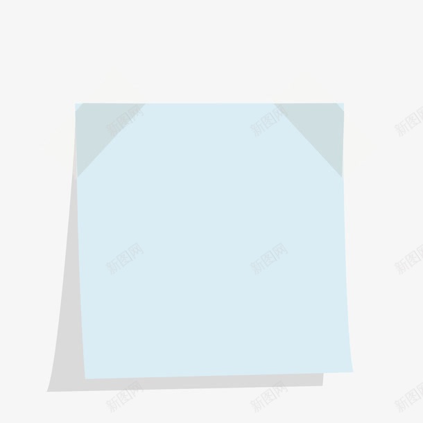 蓝色便条留言墙png免抠素材_新图网 https://ixintu.com 便条 留言墙 蓝色