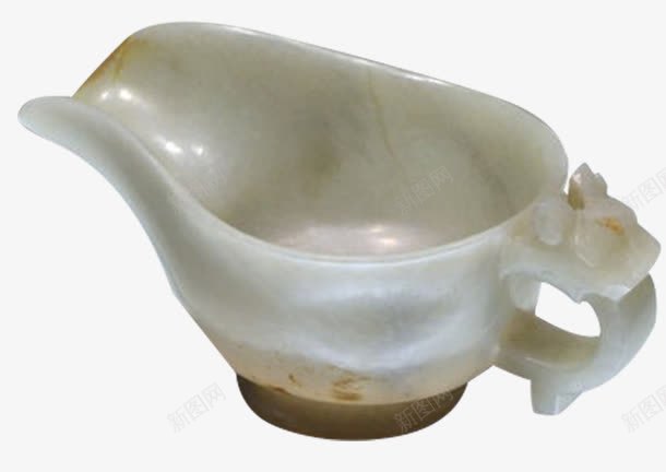 明代玉匜png免抠素材_新图网 https://ixintu.com 古玉 文物 明代 明代玉匜 玉匜 玉器 玉石 雕刻