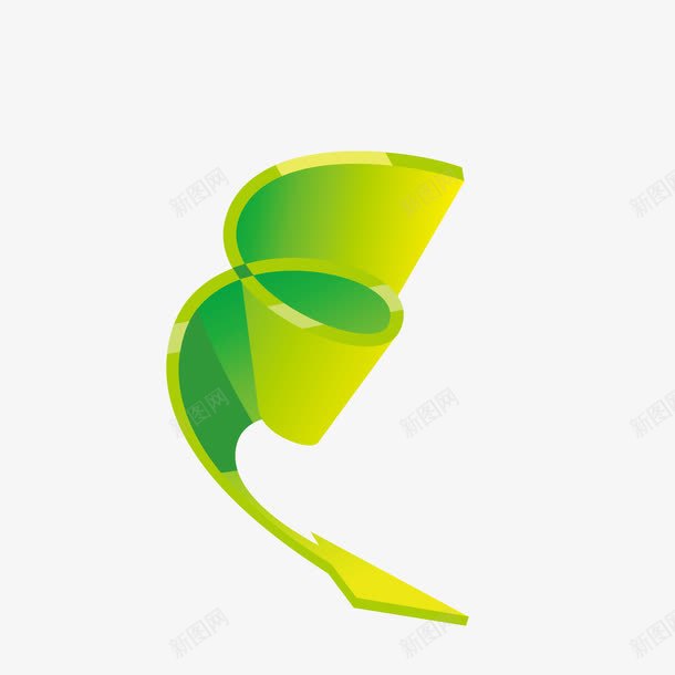 螺旋指引线条png免抠素材_新图网 https://ixintu.com 图案 指引 指引线 箭头 线条 螺旋