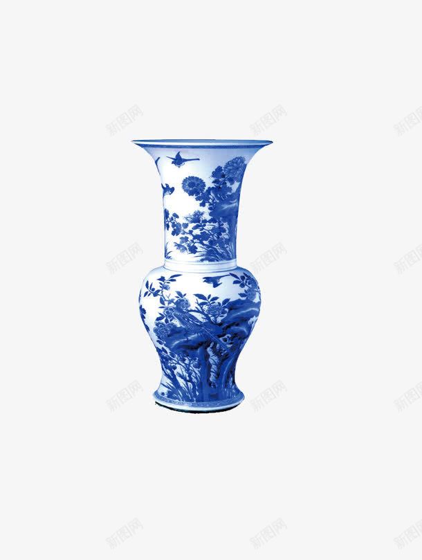 青花瓷瓶png免抠素材_新图网 https://ixintu.com 古韵花瓶 精美花瓶 青花瓷瓶