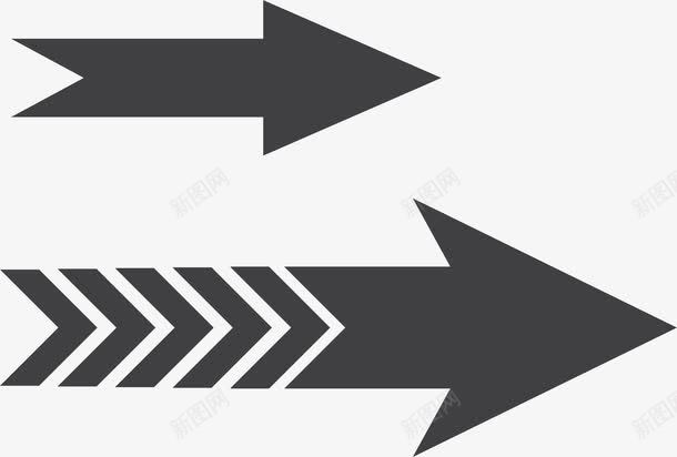 黑色箭头矢量图ai免抠素材_新图网 https://ixintu.com 直线箭头 矢量箭头 矢量箭头素材 矢量线条 箭头 箭头元素 箭头矢量 线条矢量 矢量图