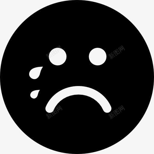 哭泣的表情圆角方形脸图标png_新图网 https://ixintu.com 哭 平方 接口 眼泪滴 眼睛泪滴 脸 表情