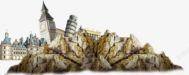 春天美景景观建筑png免抠素材_新图网 https://ixintu.com 建筑 春天 景观 美景