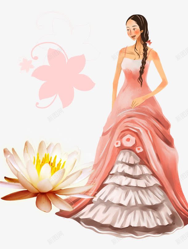 卡通女孩png免抠素材_新图网 https://ixintu.com 儿童画 动画 动画场景 卡通女孩 高清 高清图片