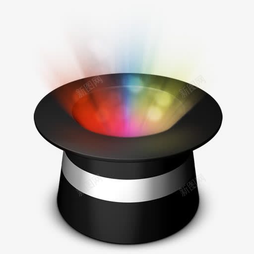 魔术帽png免抠素材_新图网 https://ixintu.com 帽子 高帽 黑色帽子