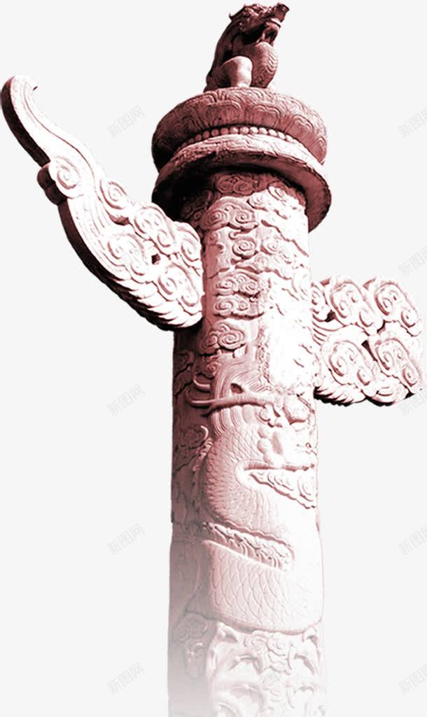 华表雕花效果标图标png_新图网 https://ixintu.com 华表 图标 效果 设计 雕花