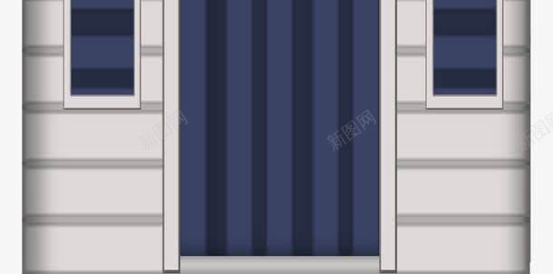小木屋png免抠素材_新图网 https://ixintu.com 卡通建筑 小木屋 屋子 房子 扁平